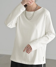 HUG.U（ハグユー）の「綿100% 上品ロンT（Tシャツ/カットソー）」