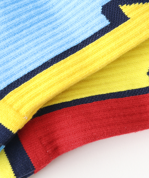 LIXTICK(リックスティック)の「LIXTICK/リックスティック ARROW SOCKS 2P(ソックス/靴下・メンズ・ブルー・FREE)」の3枚目の写真