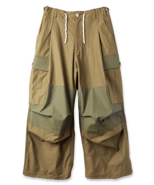 amok（アモク）の「MILITARY WIDE PANTS（その他パンツ・メンズ・ブラック/カーキ・S/M/L）」の3枚目の写真
