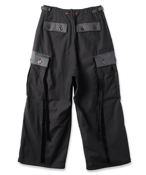 amok（アモク）の「MILITARY WIDE PANTS（その他パンツ・メンズ・ブラック/カーキ・S/M/L）」の6枚目の写真