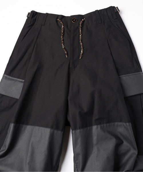amok（アモク）の「MILITARY WIDE PANTS（その他パンツ・メンズ・ブラック/カーキ・S/M/L）」の7枚目の写真