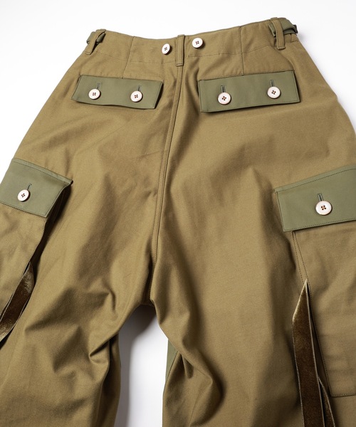 amok（アモク）の「MILITARY WIDE PANTS（その他パンツ・メンズ・ブラック/カーキ・S/M/L）」の16枚目の写真