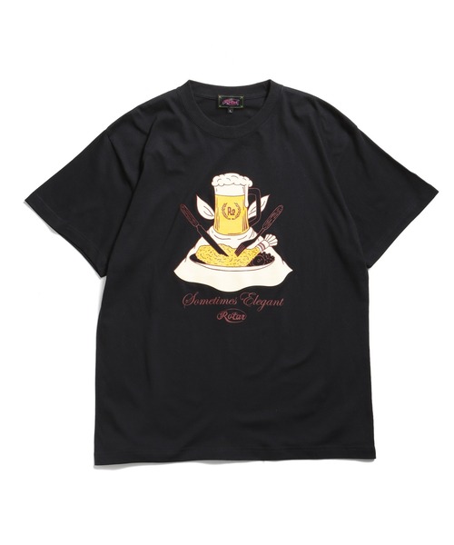 ROTAR(ローター)の「Sometimes Elegant Tee(Tシャツ/カットソー・メンズ・ブラック/ピンク系その他/ホワイト/グリーン系その他・SMALL/MEDIUM/LARGE/X-LARGE)」の3枚目の写真