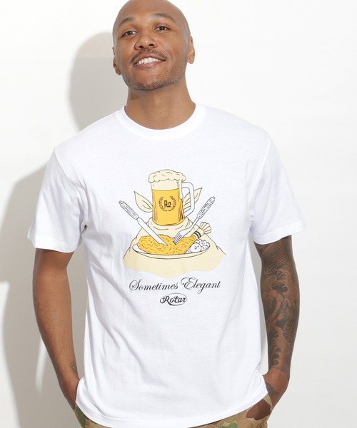 ROTAR(ローター)の「Sometimes Elegant Tee(Tシャツ/カットソー・メンズ・ブラック/ピンク系その他/ホワイト/グリーン系その他・SMALL/MEDIUM/LARGE/X-LARGE)」の11枚目の写真