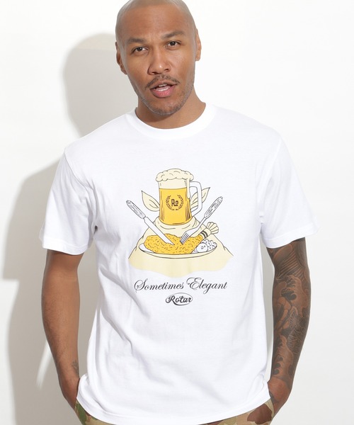 ROTAR(ローター)の「Sometimes Elegant Tee(Tシャツ/カットソー・メンズ・ブラック/ピンク系その他/ホワイト/グリーン系その他・SMALL/MEDIUM/LARGE/X-LARGE)」の12枚目の写真