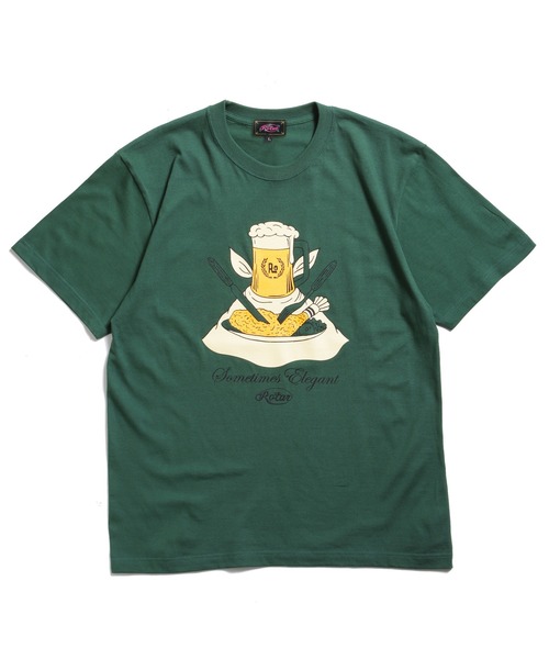 ROTAR(ローター)の「Sometimes Elegant Tee(Tシャツ/カットソー・メンズ・ブラック/ピンク系その他/ホワイト/グリーン系その他・SMALL/MEDIUM/LARGE/X-LARGE)」の6枚目の写真