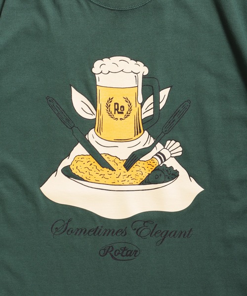 ROTAR(ローター)の「Sometimes Elegant Tee(Tシャツ/カットソー・メンズ・ブラック/ピンク系その他/ホワイト/グリーン系その他・SMALL/MEDIUM/LARGE/X-LARGE)」の10枚目の写真