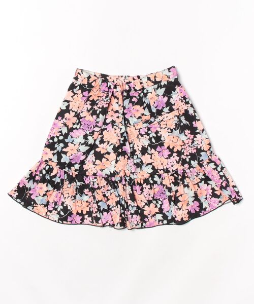 ARCHIVER（アーカイバ）の「【RS】【rienda suelta】SPRING FLOWERツイルフリルスカート　ゴルフウエア（スカート・レディース・ブラック・SMALL）」の2枚目の写真