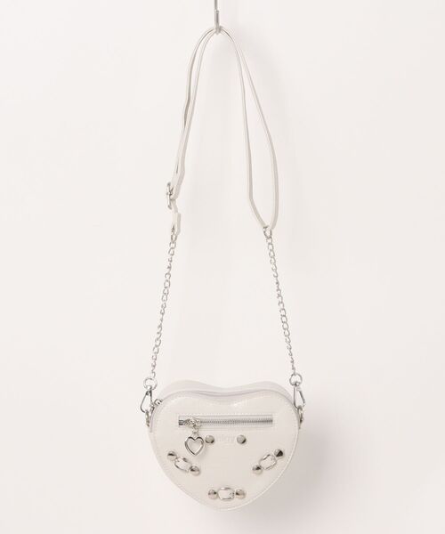 algy（アルジー）の「ハートミニショルダー（その他雑貨・キッズ・ピンク/ブラック/アイボリー・FREE）」の2枚目の写真