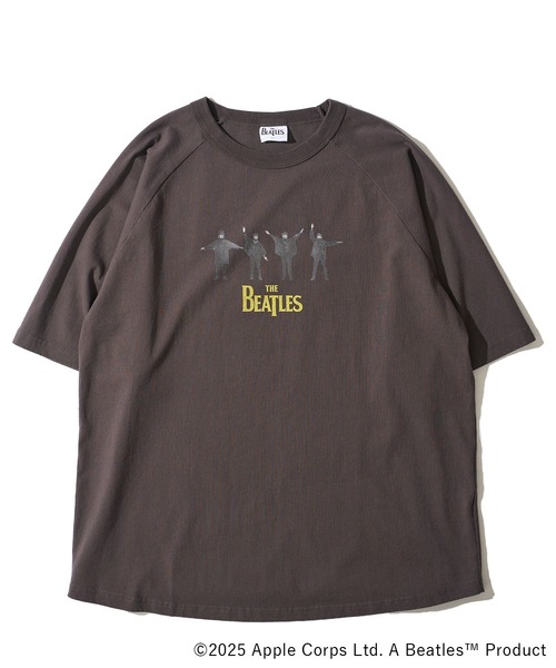 TETE HOMME（テットオム）の「【THE BEATLES/ザ ビートルズ】ラグランスリーブTシャツ/バックプリント（Tシャツ/カットソー・レディース・ホワイト/オフホワイト/ダークグレー・MEDIUM/LARGE/X-LARGE）」の3枚目の写真