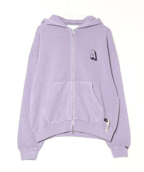 ADAMPATEK/アダムパテック】pigment dyeing zip hoodie