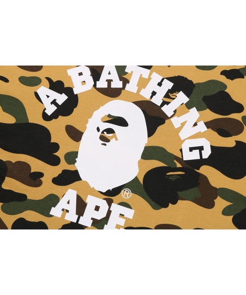 A BATHING APE(アベイシングエイプ)の「1ST CAMO COLLEGE TEE(Tシャツ/カットソー・メンズ・イエロー/グレー/グリーン・XX-LARGE/X-LARGE/LARGE/MEDIUM/SMALL/XXX-LARGE)」の9枚目の写真