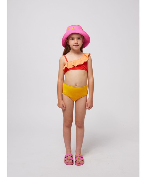 BOBO CHOSES（ボボショーズ）の「Color block bikini（水着・キッズ・オレンジ・110/120/130）」の9枚目の写真