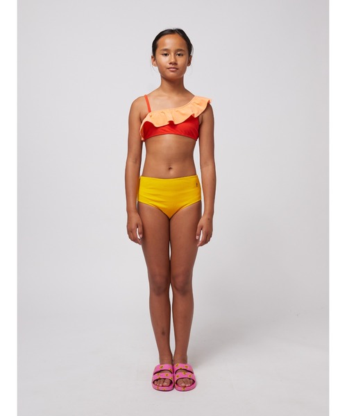 BOBO CHOSES（ボボショーズ）の「Color block bikini（水着・キッズ・オレンジ・110/120/130）」の4枚目の写真