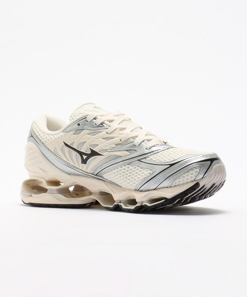 MIZUNO(ミズノ )の「MIZUNO(ミズノ) Wave Prophecy LS D1GA251101(スニーカー・メンズ・ホワイト×ホワイト・29cm/28.5cm/28cm/27.5cm/27cm/26.5cm/26cm/25cm/24.5cm/24cm)」の5枚目の写真