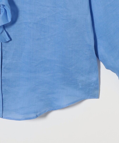 【極美品】UNITED ARROWS ラミーラッフルフリルブラウス UNITED ARROWS（ユナイテッドアローズ）の「ラミー ラッフル