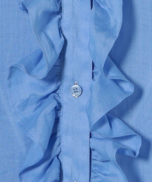 【極美品】UNITED ARROWS ラミーラッフルフリルブラウス UNITED ARROWS（ユナイテッドアローズ）の「ラミー ラッフル