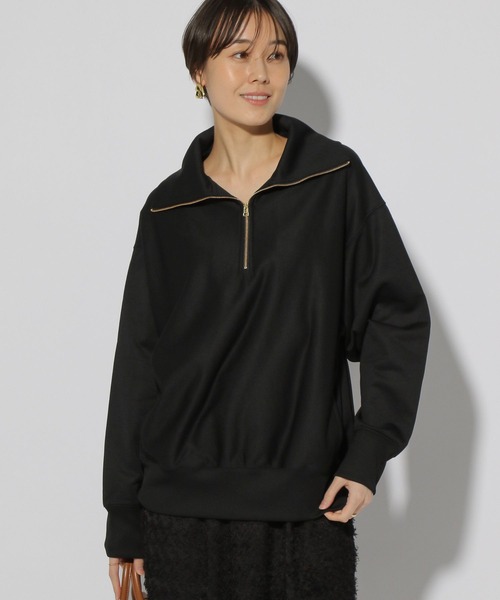 Elura（エルーラ）の「裏毛ハーフZIPプルオーバー/321618（Tシャツ/カットソー・レディース・ホワイト/ブラック/ライトグレー・FREE）」の20枚目の写真