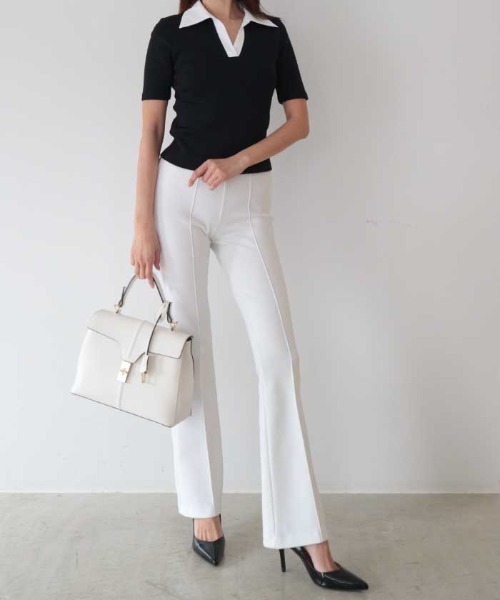 AMBIENT(アンビエント)の「エナメルヒールパンプス(パンプス・レディース・ホワイト/ブラック・S/M/L)」の7枚目の写真