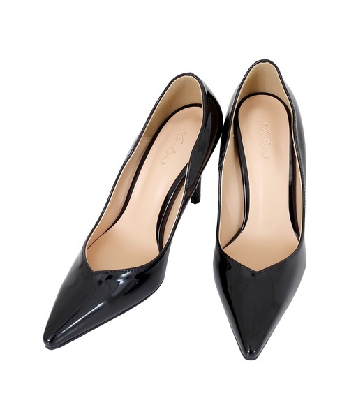 AMBIENT(アンビエント)の「エナメルヒールパンプス(パンプス・レディース・ホワイト/ブラック・S/M/L)」の10枚目の写真