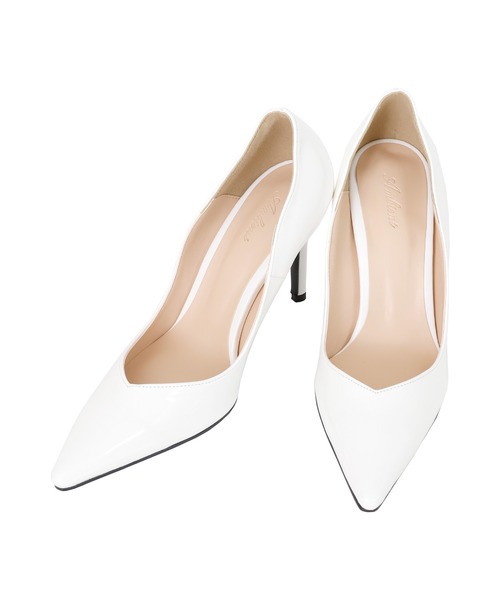 AMBIENT(アンビエント)の「エナメルヒールパンプス(パンプス・レディース・ホワイト/ブラック・S/M/L)」の11枚目の写真