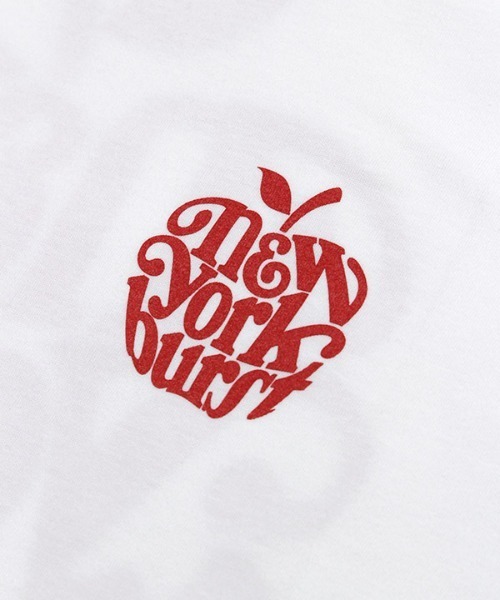 NEW YORK BURST（ニューヨークバースト）の「APPLE T-SHIRT（Tシャツ/カットソー・メンズ・ホワイト/ブラック・M/L/XL）」の11枚目の写真