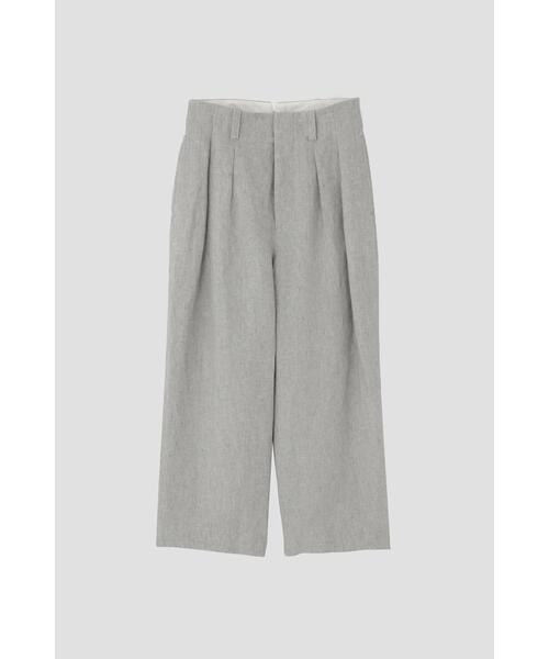 MARGARET HOWELL(マーガレットハウエル)の「YARN DYED LINEN(その他パンツ・レディース・ネイビー/グレー・3/2/1/0)」の13枚目の写真