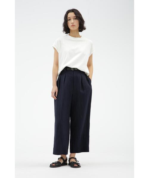 MARGARET HOWELL(マーガレットハウエル)の「YARN DYED LINEN(その他パンツ・レディース・ネイビー/グレー・3/2/1/0)」の17枚目の写真