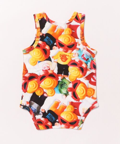 HYSTERIC MINI(ヒステリックミニ)の「MY FIRST HYSTERIC MINI DOLL総柄 ノースリーブロンパース(ロンパース・キッズ・マルチ・80/70)」の2枚目の写真