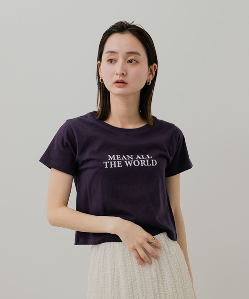 [BoTT] 「Miss You」グラフィック 半袖Tシャツ BoTT / MISS YOU JAQUARD TEE / BLACK | Sophomore