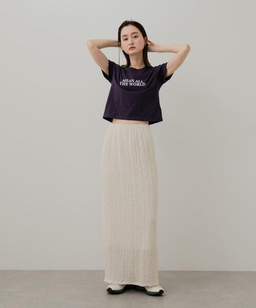 SENSE OF PLACE by URBAN RESEARCH(センスオブプレイスバイアーバンリサーチ)の「クロップドグラフィックTシャツ(半袖)(Tシャツ/カットソー・レディース・その他2/その他1/その他3・ONE)」の11枚目の写真