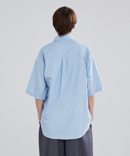 LUENNA(ルエナ)の「【LUENNA】Short Sleeve Regular Collar Shirt / 半袖レギュラーカラーシャツ(シャツ/ブラウス・メンズ・ホワイト/グリーン/ブルー・S/M/L)」の7枚目の写真