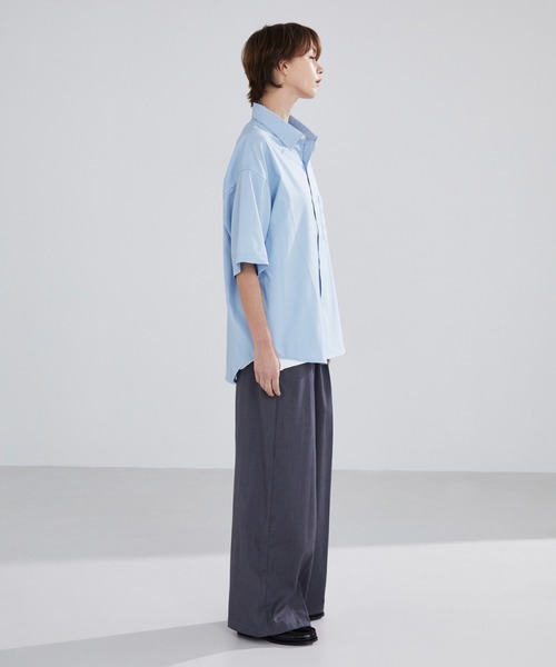 LUENNA(ルエナ)の「【LUENNA】Short Sleeve Regular Collar Shirt / 半袖レギュラーカラーシャツ(シャツ/ブラウス・メンズ・ホワイト/グリーン/ブルー・S/M/L)」の8枚目の写真