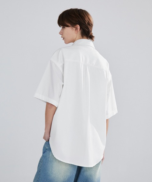LUENNA(ルエナ)の「【LUENNA】Short Sleeve Regular Collar Shirt / 半袖レギュラーカラーシャツ(シャツ/ブラウス・メンズ・ホワイト/グリーン/ブルー・S/M/L)」の15枚目の写真