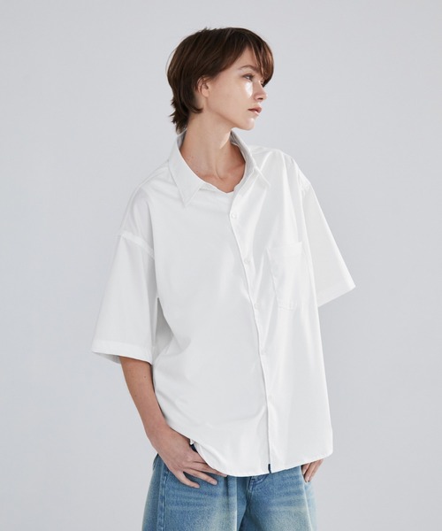LUENNA(ルエナ)の「【LUENNA】Short Sleeve Regular Collar Shirt / 半袖レギュラーカラーシャツ(シャツ/ブラウス・メンズ・ホワイト/グリーン/ブルー・S/M/L)」の17枚目の写真