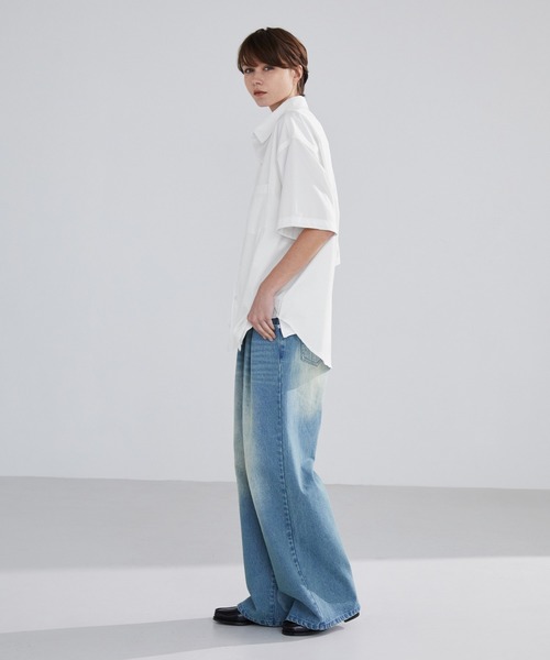 LUENNA(ルエナ)の「【LUENNA】Short Sleeve Regular Collar Shirt / 半袖レギュラーカラーシャツ(シャツ/ブラウス・メンズ・ホワイト/グリーン/ブルー・S/M/L)」の18枚目の写真