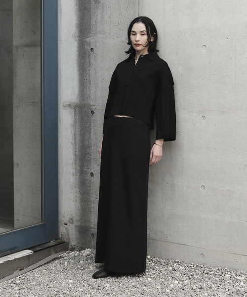ELENI エルニ 四子撚りウールバイアススカート ELENI/エルニ 四子撚りウールバイアススカート（ロング・マキシ