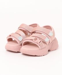 MAD FOOT | MADFOOT! マッドフット キッズ スリーベルト厚底スポーティーサンダル 3本ストラップ 子供靴 251005(サンダル)