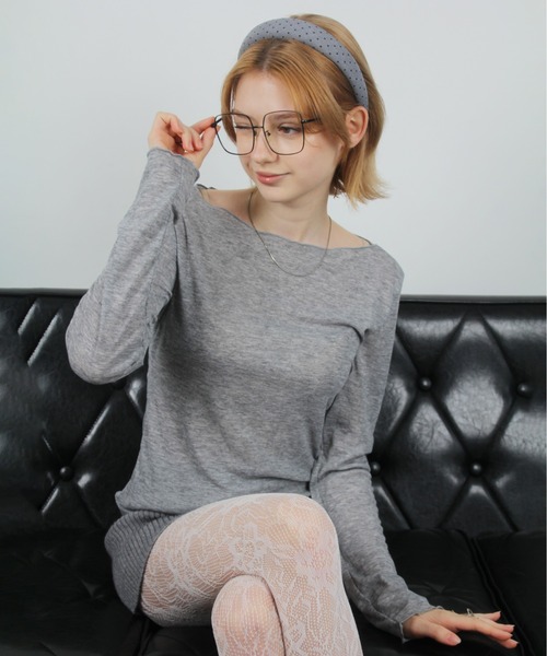 IMARI(イマリ)の「【 IMARI / イマリ 】 シンプル シアー ロング スリーブ TEE(Tシャツ/カットソー・レディース・ブラック/アイボリー/グレー/ブルー/ベージュ・FREE)」の16枚目の写真