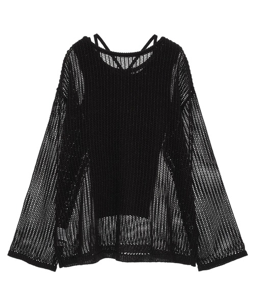 【J W ANDERSON】ルック・アット・ミー プリントタンク JW Anderson: ネイビー Look At Me プリント タンクトップ