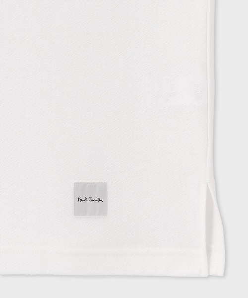 Paul Smith（ポールスミス）の「【ラウンジウェア】マルチカラーガゼット ドライテクスチャー Tシャツ【853250 7375S】（Tシャツ/カットソー・メンズ・ホワイト/ネイビー・MEDIUM/LARGE）」の4枚目の写真
