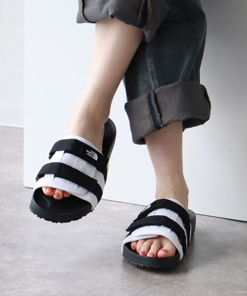   ★ 洗練されたデザイン スライドサンダル 大人気 THE NORTH FACE サンダル 「THE FACE/ザノースフェイス」WOVEN