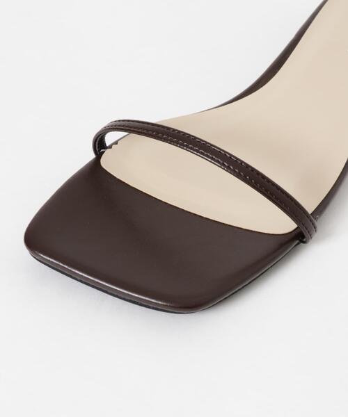 URBAN RESEARCH(アーバンリサーチ)の「ナローストラップサンダル(サンダル・レディース・ブラック/ブラウン・36/37/38/39)」の6枚目の写真