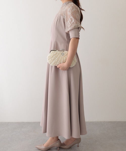 Lace Ladies(レースレディース)の「2WAY メニー パール ビジュー付き パーティー バッグ(クラッチバッグ・レディース・アイボリー・FREE)」の4枚目の写真