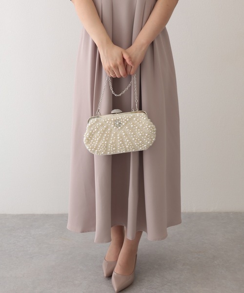 Lace Ladies(レースレディース)の「2WAY メニー パール ビジュー付き パーティー バッグ(クラッチバッグ・レディース・アイボリー・FREE)」の11枚目の写真