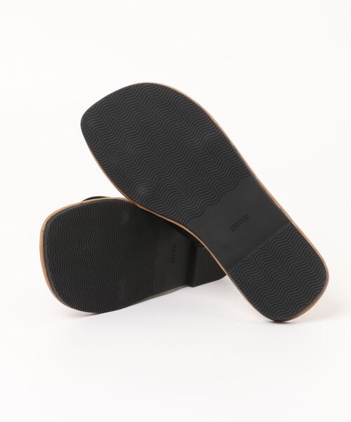 Bab（バブ）の「フラットトングサンダル（サンダル・レディース・ブラック/オフホワイト・L/M）」の13枚目の写真