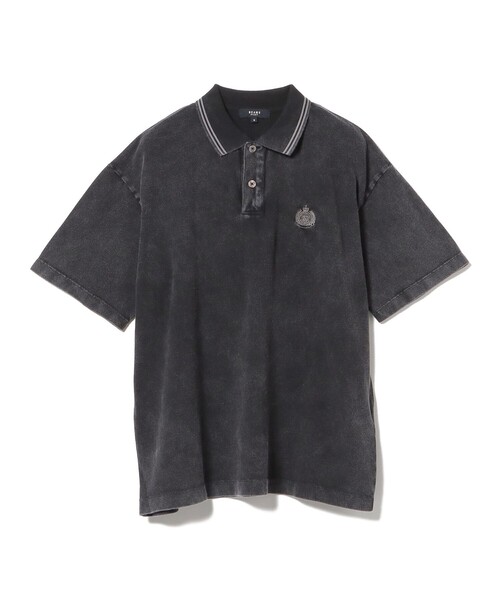BEAMS HEART(ビームスハート)の「フェード エンブレム 鹿の子 ポロシャツ(ポロシャツ・メンズ・ブラウン/ブラック・SMALL/MEDIUM/LARGE)」の11枚目の写真
