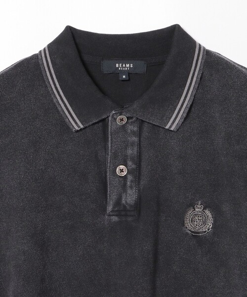 BEAMS HEART(ビームスハート)の「フェード エンブレム 鹿の子 ポロシャツ(ポロシャツ・メンズ・ブラウン/ブラック・SMALL/MEDIUM/LARGE)」の12枚目の写真