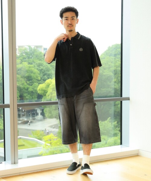 BEAMS HEART(ビームスハート)の「フェード エンブレム 鹿の子 ポロシャツ(ポロシャツ・メンズ・ブラウン/ブラック・SMALL/MEDIUM/LARGE)」の20枚目の写真