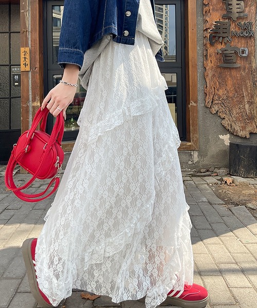 MAISON DE THERESE（メゾン ド テレーズ）の「フリル総レースロング